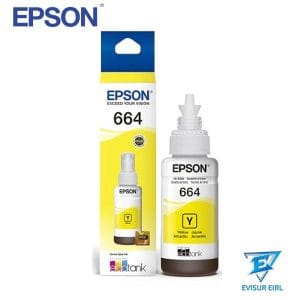 TINTA EPSON 664 T664420 YELLOW 70ML ORIGINAL