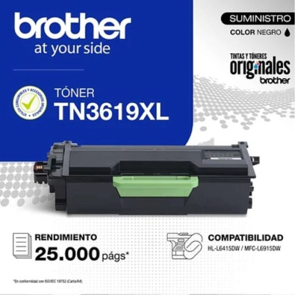 TONER BROTHER TN-3619XL NEGRO