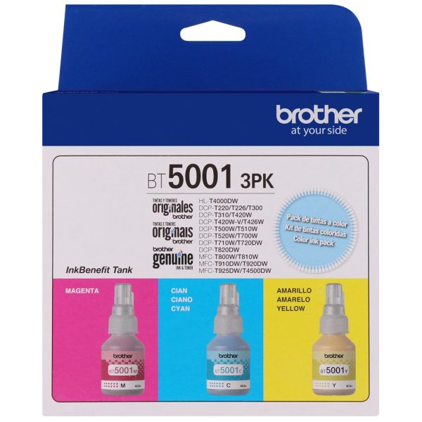 PACK 3 TINTAS BROTHER BT50013PK