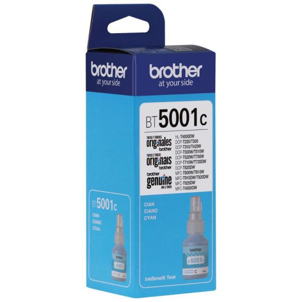 TINTA BROTHER BT5001C CIAN DCP-T300W/500W/700W
