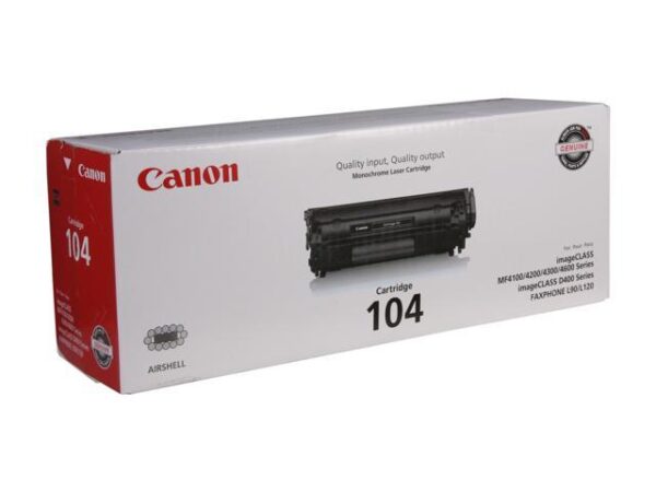 Toner Canon «104» Negro 2,000pag. - Imagen 2