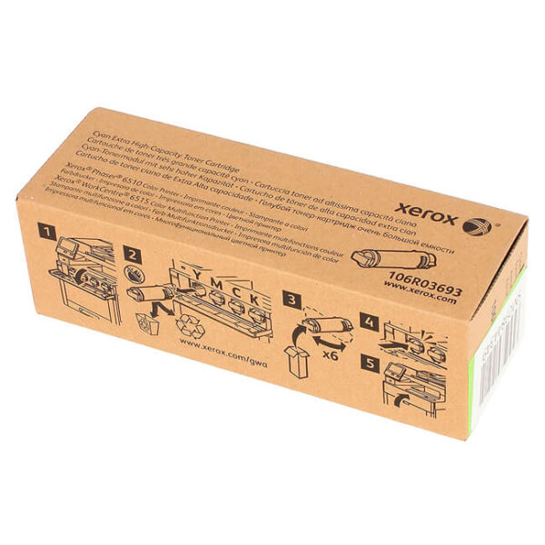 Toner Xerox 106R03693 Cyan 4,300 páginas