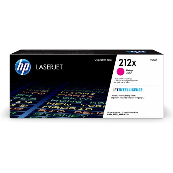 Tóner Hp 212X (W2123X) Magenta 10,000 Pag Color LaserJet Enterprise Flow MFP M578c