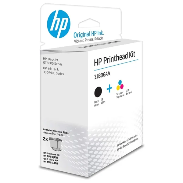 Kit Cabezal HP 3JB06AA Negro/Color DeskJet GT-5810  GT-5820 - Imagen 2