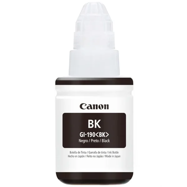 Kit Cabezal Canon Pixma Negro BH-1 + Botella de Tinta GI-190 Negro - Imagen 2