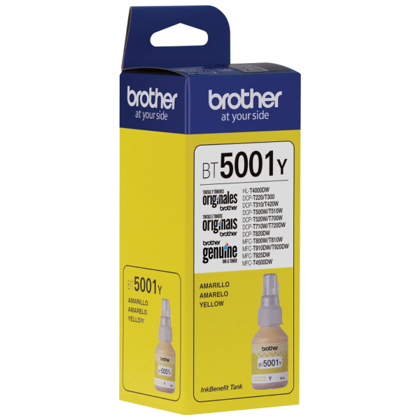 Botella De Tinta Brother BT-5001Y Yellow 48.8ML - Imagen 3