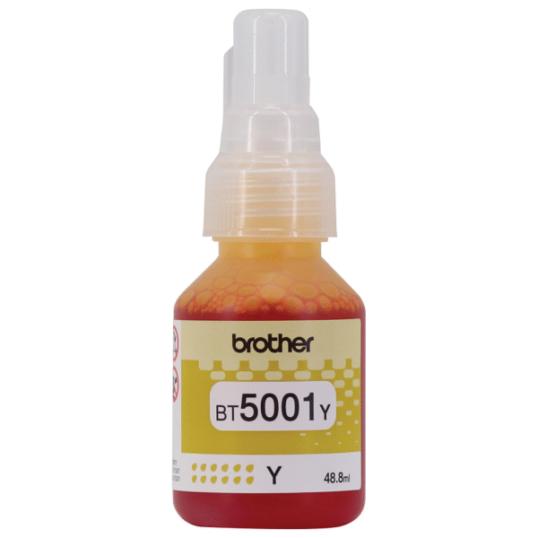 Botella De Tinta Brother BT-5001Y Yellow 48.8ML - Imagen 2