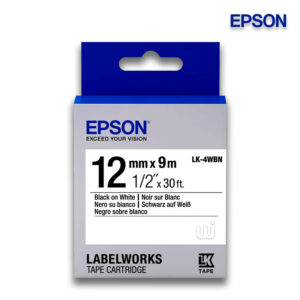 Cinta Epson LK-4WBN Labelworks Standard 1/2″