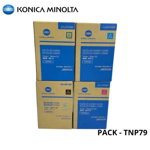 TONER KONICA MINOLTA TNP79 BIZHUB C3350 KIT COMPLETO