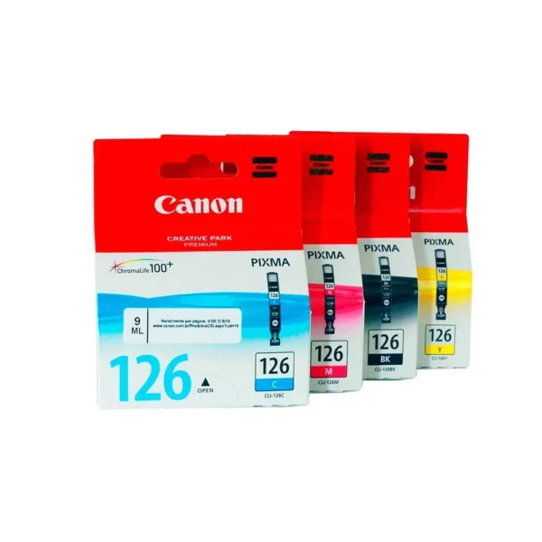 Tinta Canon CLI-126C Cyan 9ML 210Pag. iP4810 - Imagen 3