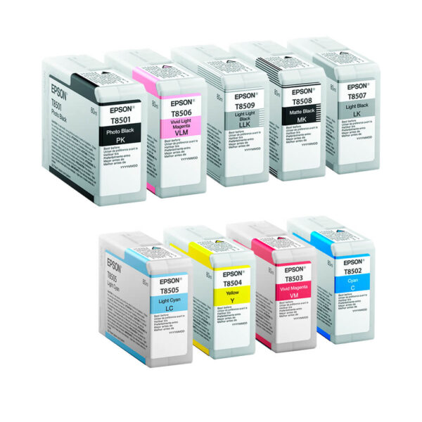 Tinta Epson T580700 Light Black (80ML)  720 Pag - Imagen 3