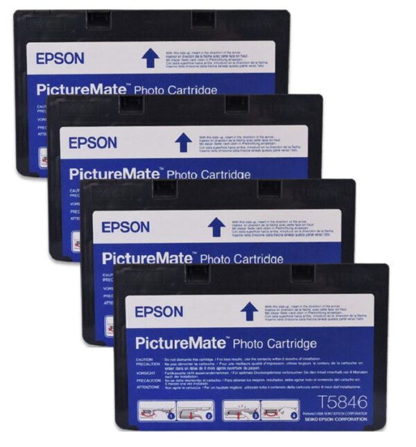 Tinta Epson T5846 PictureMate PM260 + 150 Hojas - Imagen 3
