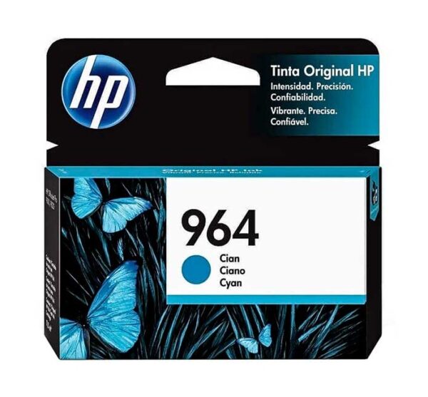 Tinta HP 3JA50AL (964) Cyan 700 Pag