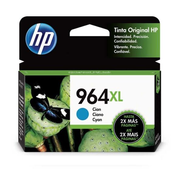 Tinta HP 3JA54AL (964XL) Cyan 1,600 Pag