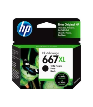 Tinta HP 3YM81AL (667XL) Negro 480 Pag. | DeskJet 2775, 6475
