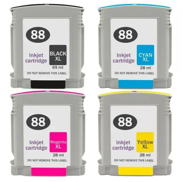 Tinta HP C9396AL (88XL) Negro 2,450 Pag. Officejet Pro K5400 - Imagen 3
