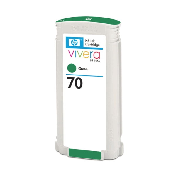 Tinta HP C9457A (70) Green 130ML DesignJet Z2100 - Imagen 2