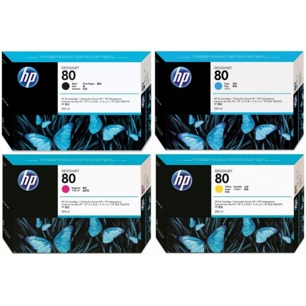 Tinta Hp C4847A (80) Magenta 350ML DesignJet 1050 - Imagen 3