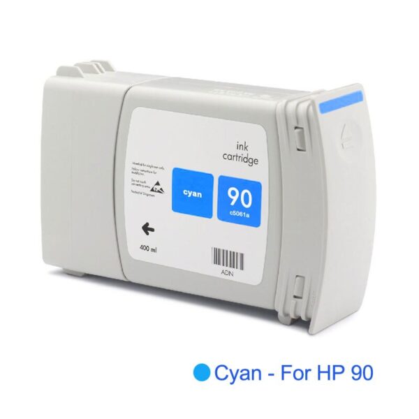 Tinta Hp C5061A (90) Cyan 400ML DesignJet 4000 - Imagen 2