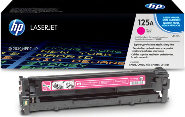 Toner Hp 125A (CB543A) Magenta 1,400 Pag LaserJet CP1210 - Imagen 2