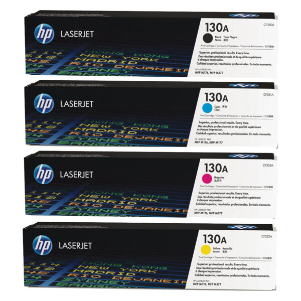 Toner Hp 130A (CF351A) Cyan 1,000 Pag Color LaserJet Pro MFP M177n - Imagen 3