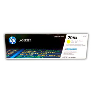 Tóner Hp 206X (W2112X) Yellow 2,450 Pág Color LaserJet Pro M454