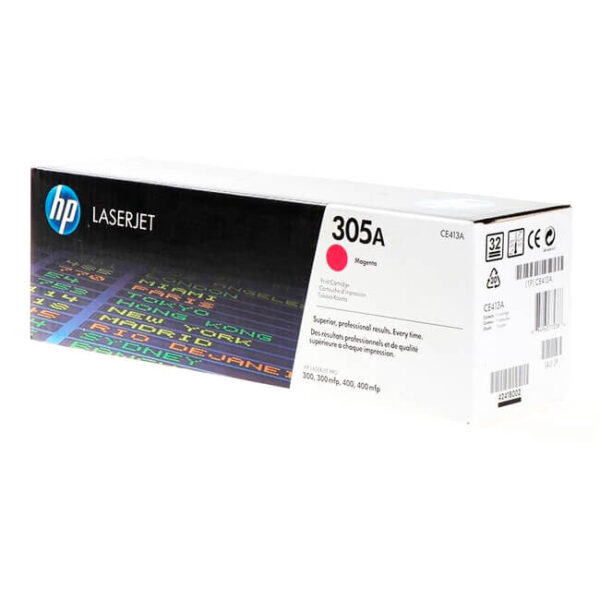 Tóner Hp 305A (CE413A) Magenta 2,600 Pag LaserJet Color M351A - Imagen 3