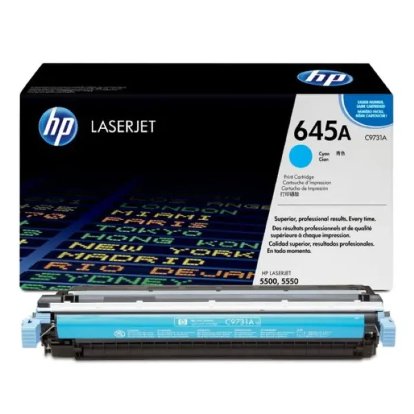 Toner Hp 645A (C9731A) Cyan 12,000 Pag Laserjet 5500dn - Imagen 2
