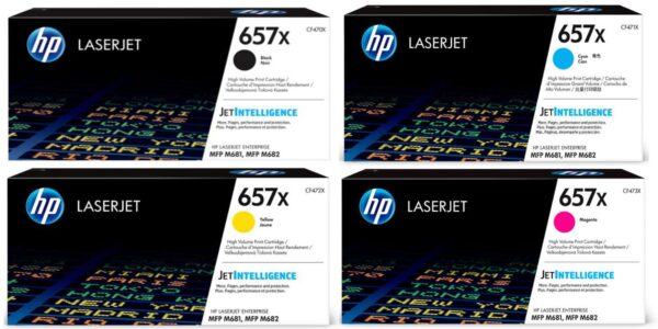 Toner Hp 657X (CF470X) Negro 27,000 Pag LaserJet Pro M681z - Imagen 3