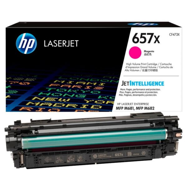 Toner Hp 657X (CF473X) Magenta 23,000 Pag LaserJet Pro M681z - Imagen 2
