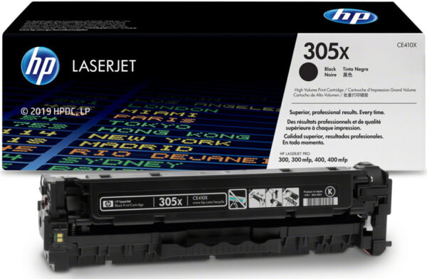 Tóner Hp 305X (CE410X) Negro 4,000 Pag LaserJet Color M351A - Imagen 2