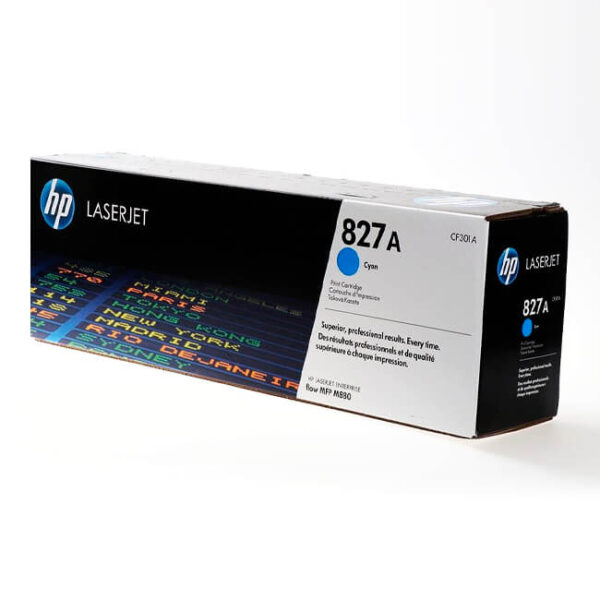 Tóner Hp 827A CF301A Cyan 32,000 Pag LaserJet Pro M880z