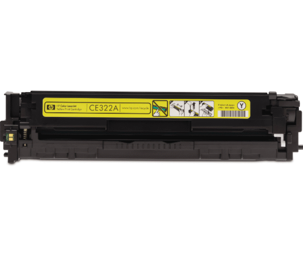 Toner Hp 128A (CE322A) Yellow 1,300pg LaserJet CM1410 - Imagen 3