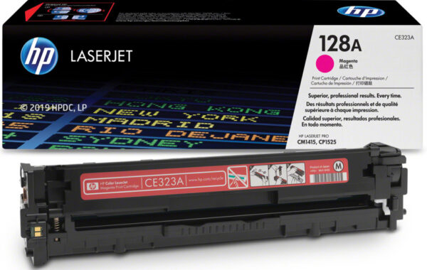 Toner Hp 128A (CE323A) Magenta 1,300 Pag LaserJet CM1410 - Imagen 2