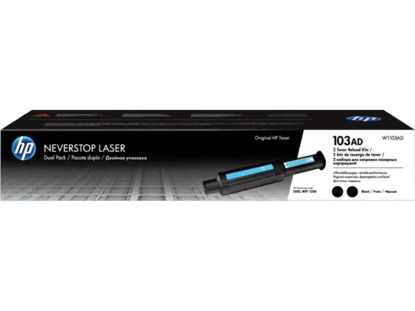 Tóner Hp 103AD (W1103AD) Negro 2,500pag Neverstop Laser 1200w, 1000w - Imagen 3