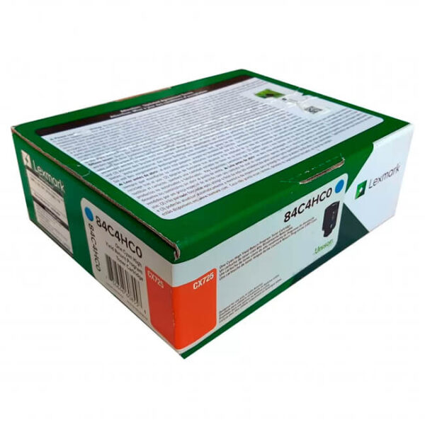 Tóner Lexmark 84C4HC0 Cyan 16,000pag - Imagen 2