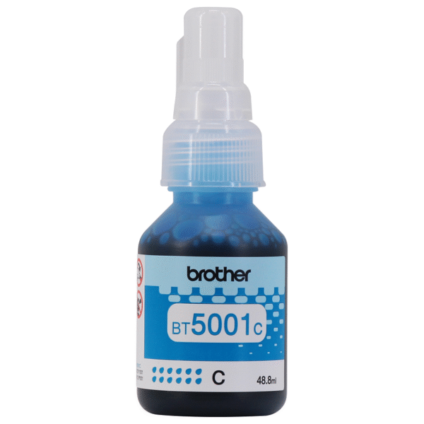 Botella De Tinta Brother BT-5001C Cyan 48.8ML - Imagen 2