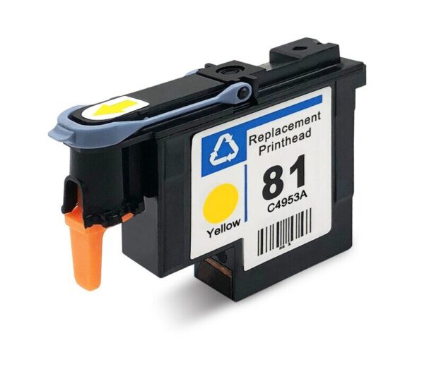 Cabezal HP 81 (C4953A) Yellow 5,000 pag DesignJet 5000 - Imagen 2