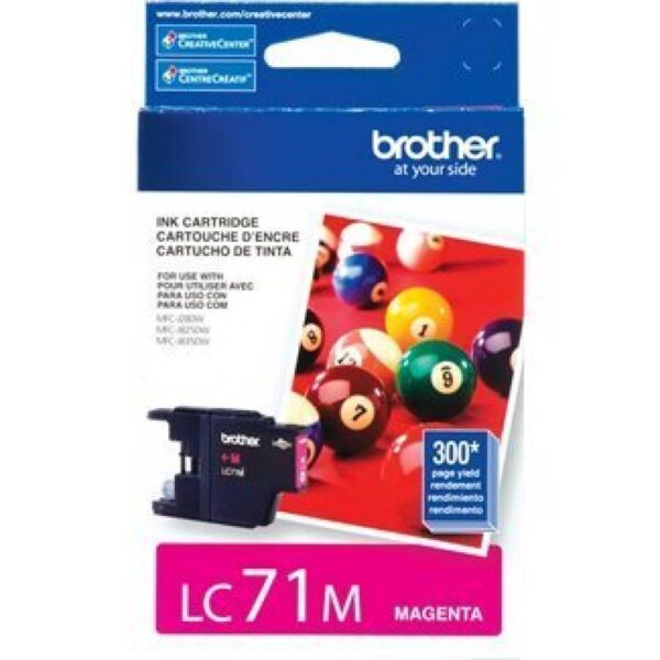 Tinta Brother LC-71M Magenta 300 paginas - Imagen 3