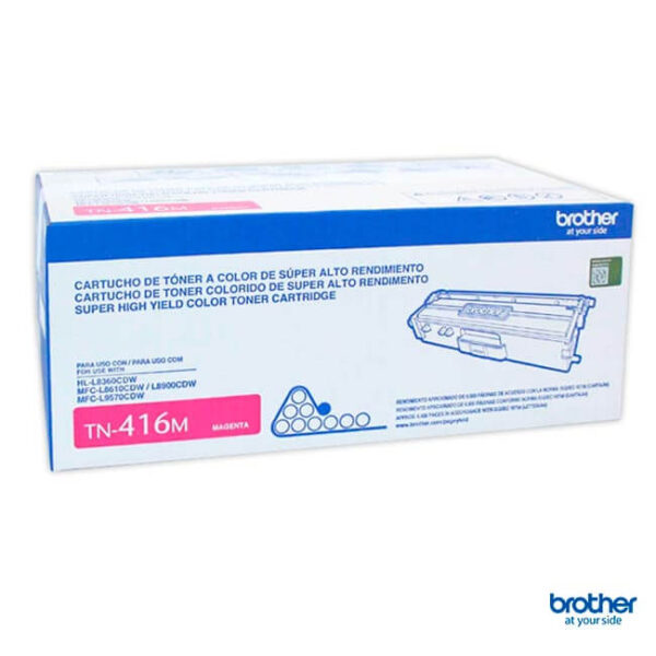 Toner Brother TN-416M Magenta 6,500 paginas - Imagen 3