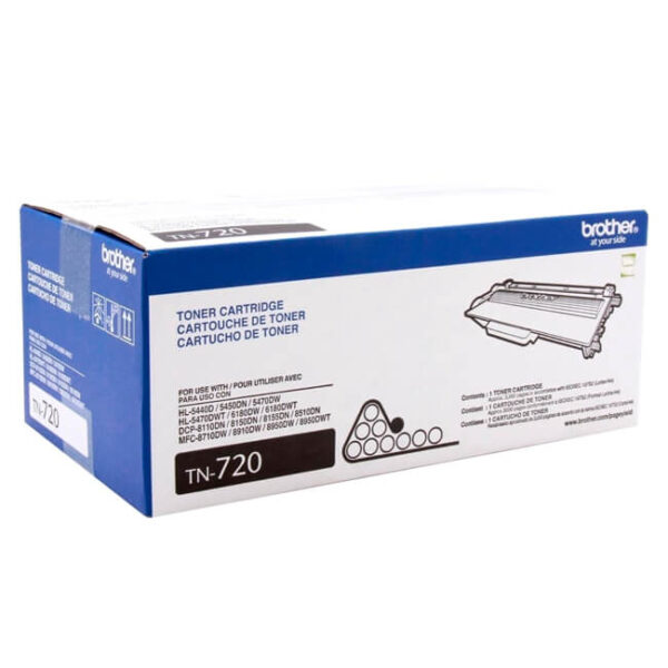 Toner Brother TN-720 Negro, MFC-8910DW 3,000KPG