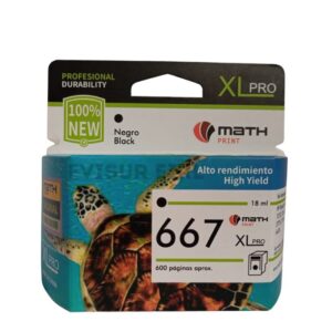 TINTA COMPATIBLE HP 667XL NEGRO