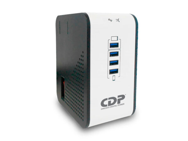 ESTABILIZADOR CDP R2CU-AVR1008I 1000VA/500W 8 SALIDAS 4 PUERTOS - Imagen 2
