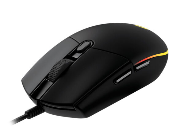 MOUSE LOGITECH G203 LIGHTSYNC  OPTICAL 8000 DPI BLACK  RGB - Imagen 2