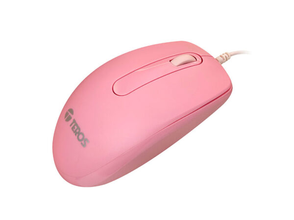MOUSE TEROS TE-1221S USB PINK - Imagen 2