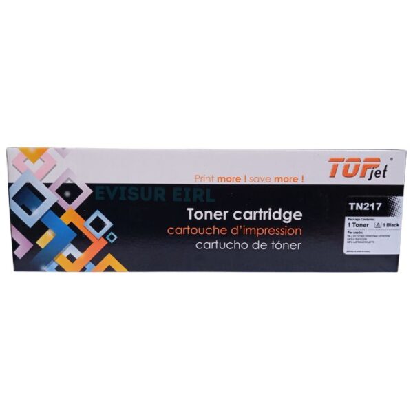 TONER COMPATIBLE BROTHER TN-217 NEGRO PARA BROTHER HL-L3230CDW, L3550CDW